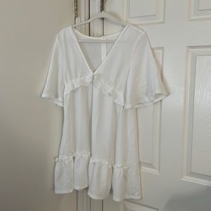 White babydoll dress